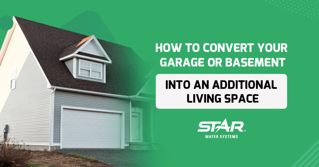 how to convert your garage or basement into an additional living space